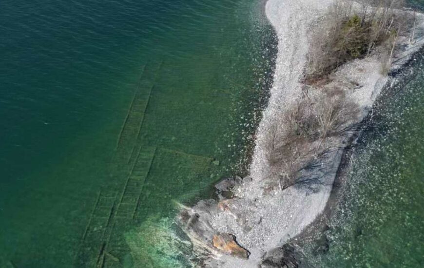 بقایای بزرگترین معدن نقره جهان زیر سطح دریاچه انتاریو